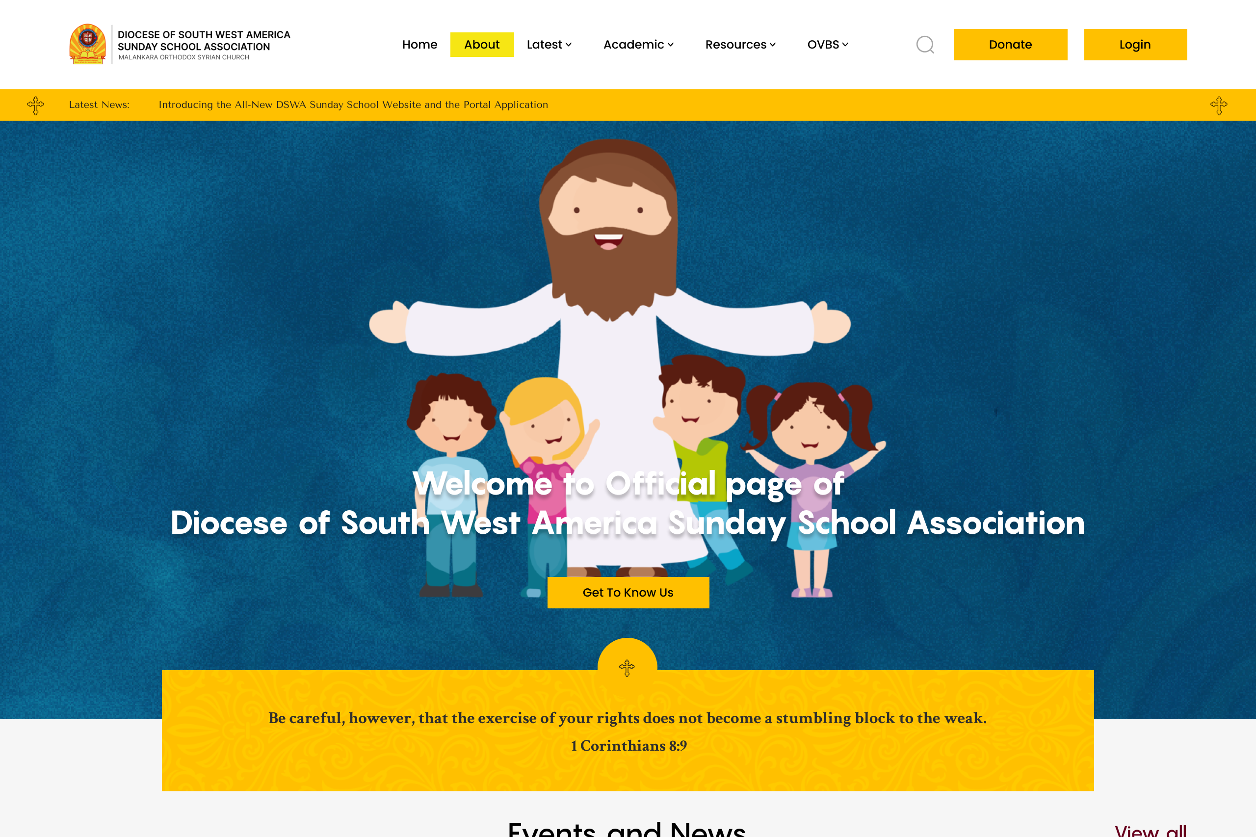 Diocese of South-West America's Sunday School